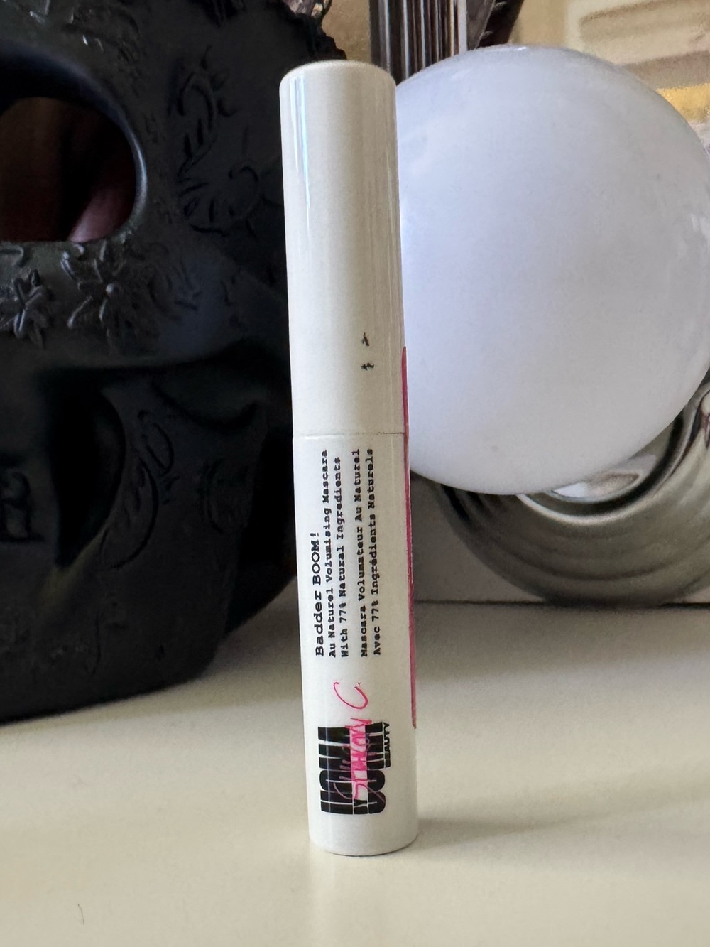 3/$15 UOMA Beauty Mini Badder Boom Extreme Black Mascara Volume and Length Vegan - Picture 3 of 4